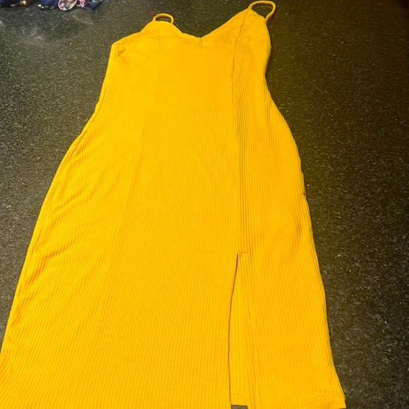 Forever 21 Yellow Tank Dress S Oh! So Cute - Picture 2 of 6